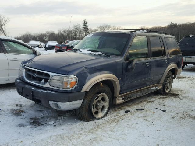 1FMDU35P1XZB70902 - 1999 FORD EXPLORER BLUE photo 2