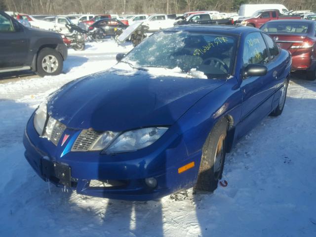 1G2JB12F037224505 - 2003 PONTIAC SUNFIRE BLUE photo 2