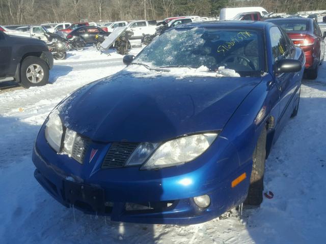 1G2JB12F037224505 - 2003 PONTIAC SUNFIRE BLUE photo 9