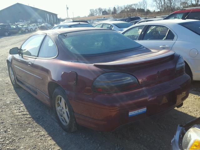 1G2WP12K91F166501 - 2001 PONTIAC GRAND PRIX RED photo 3