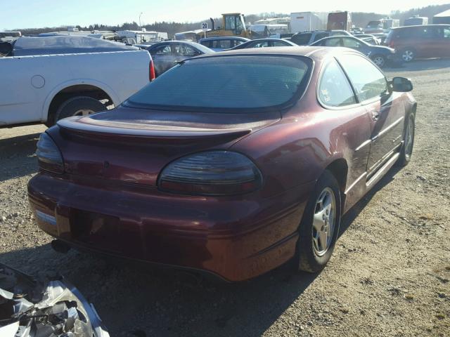 1G2WP12K91F166501 - 2001 PONTIAC GRAND PRIX RED photo 4