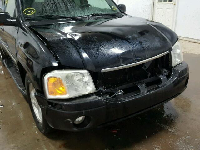 1GKDT13S222527724 - 2002 GMC ENVOY BLACK photo 9