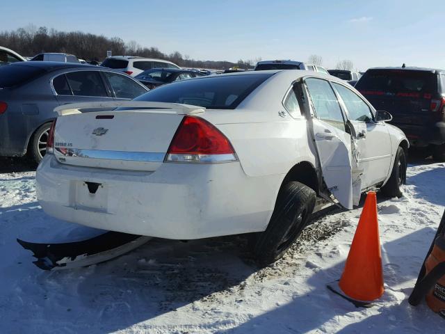 2G1WB58N889114128 - 2008 CHEVROLET IMPALA LS WHITE photo 4