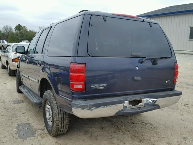 1FMRU1562YLB53208 - 2000 FORD EXPEDITION BLUE photo 3