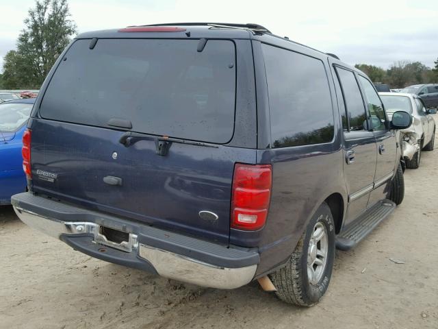 1FMRU1562YLB53208 - 2000 FORD EXPEDITION BLUE photo 4