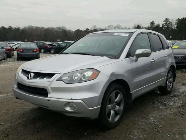 5J8TB18277A000909 - 2007 ACURA RDX SILVER photo 2