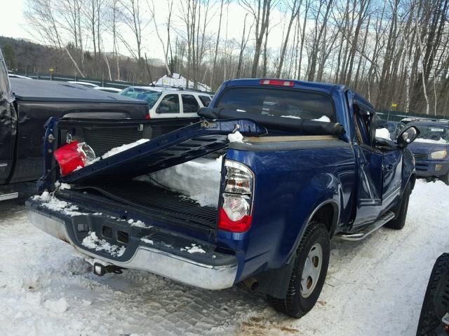 5TBDT44185S473046 - 2005 TOYOTA TUNDRA DOU BLUE photo 4