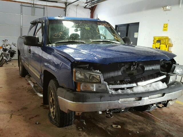 2GCEK19T031182259 - 2003 CHEVROLET SILVERADO BLUE photo 1