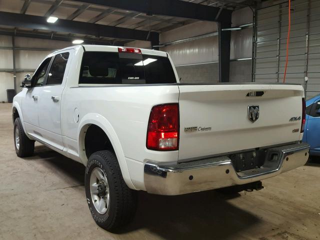 3D7UT2CL2BG636353 - 2011 DODGE RAM 2500 WHITE photo 3