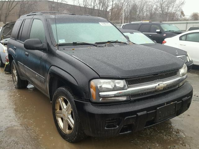 1GNDT13S942383756 - 2004 CHEVROLET TRAILBLAZE BLACK photo 1