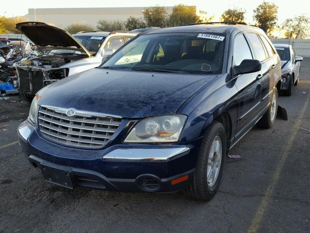 2C4GM68454R512930 - 2004 CHRYSLER PACIFICA BLUE photo 2