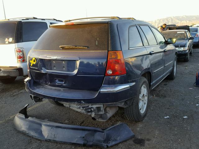 2C4GM68454R512930 - 2004 CHRYSLER PACIFICA BLUE photo 4