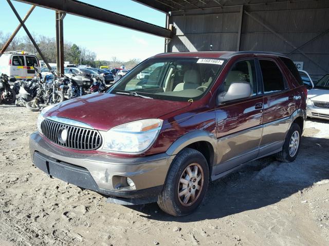 3G5DA03E14S568656 - 2004 BUICK RENDEZVOUS BURGUNDY photo 2