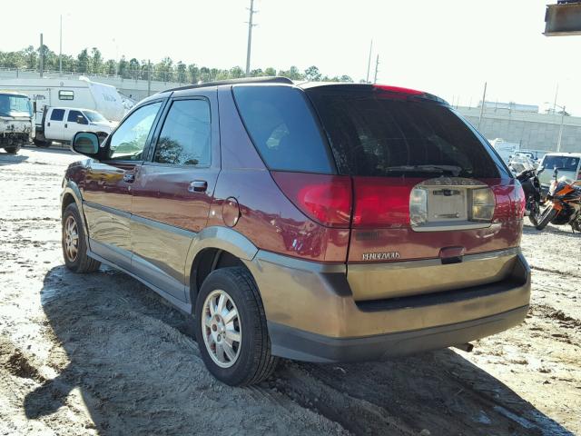 3G5DA03E14S568656 - 2004 BUICK RENDEZVOUS BURGUNDY photo 3