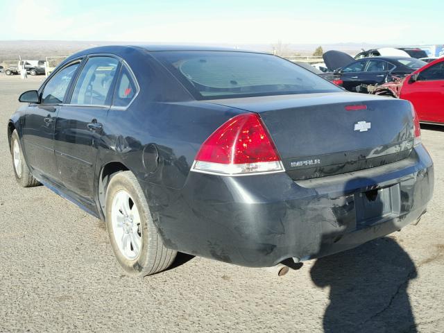 2G1WF5E37D1225639 - 2013 CHEVROLET IMPALA LS CHARCOAL photo 3