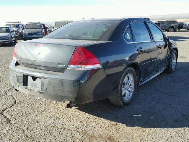 2G1WF5E37D1225639 - 2013 CHEVROLET IMPALA LS CHARCOAL photo 4