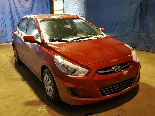 KMHCT4AE5GU105444 - 2016 HYUNDAI ACCENT SE RED photo 1