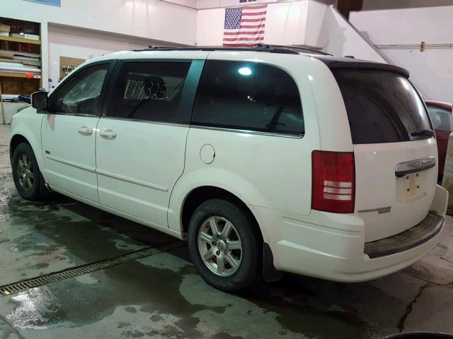 2A8HR54P18R735514 - 2008 CHRYSLER TOWN & COU WHITE photo 3