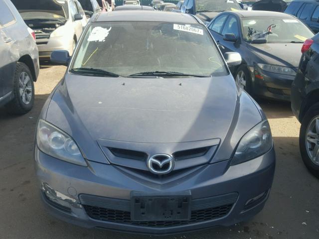 JM1BK343871685426 - 2007 MAZDA 3 HATCHBAC GRAY photo 9