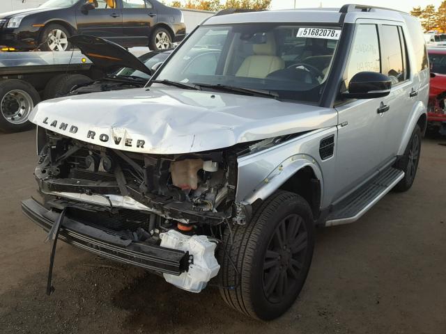 SALAK2V60FA750663 - 2015 LAND ROVER LR4 HSE LU SILVER photo 2