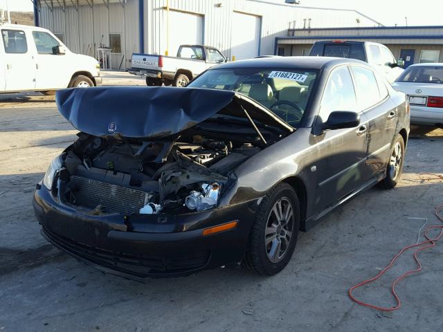YS3FD49Y461134018 - 2006 SAAB 9-3 BASE BLACK photo 2