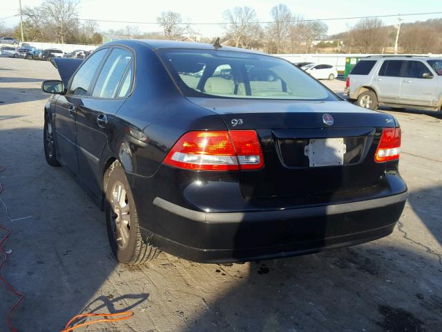 YS3FD49Y461134018 - 2006 SAAB 9-3 BASE BLACK photo 3