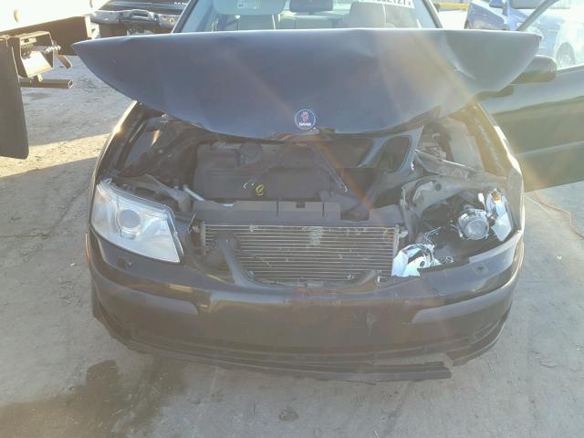 YS3FD49Y461134018 - 2006 SAAB 9-3 BASE BLACK photo 7