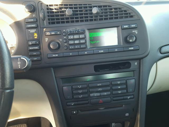 YS3FD49Y461134018 - 2006 SAAB 9-3 BASE BLACK photo 9