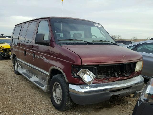 1FDRE14L43HB17939 - 2003 FORD ECONOLINE MAROON photo 1