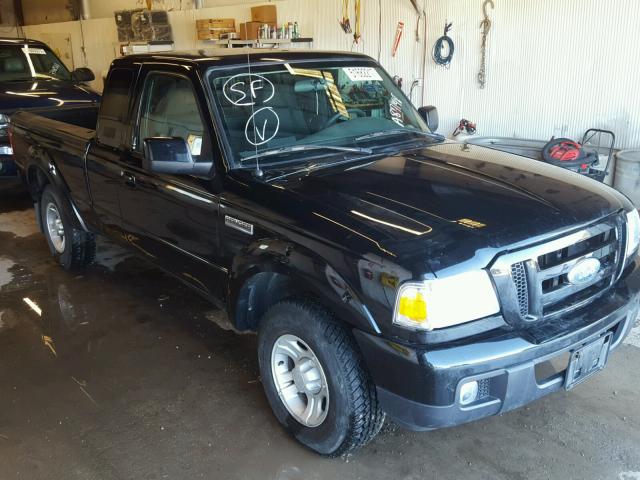 1FTYR44U76PA87148 - 2006 FORD RANGER SUP BLACK photo 1