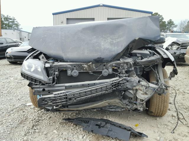 1HGCT1B81DA010227 - 2013 HONDA ACCORD EXL BLACK photo 9