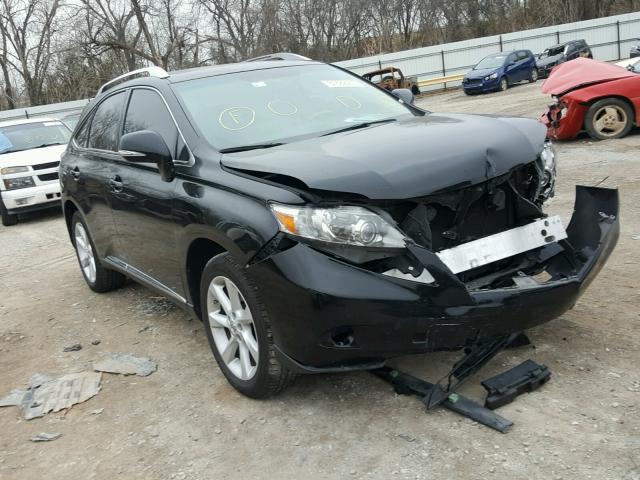 2T2ZK1BA3CC068330 - 2012 LEXUS RX 350 BLACK photo 1