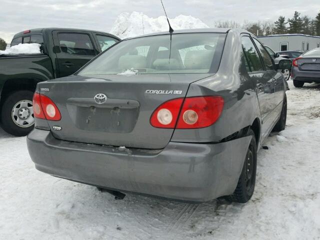 2T1BR32EX7C756802 - 2007 TOYOTA COROLLA CE GRAY photo 4