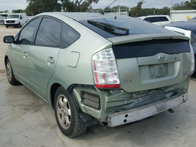 JTDKB20UX77585947 - 2007 TOYOTA PRIUS GREEN photo 3