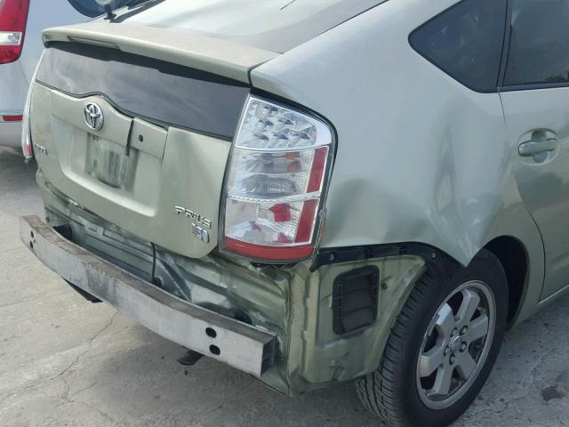 JTDKB20UX77585947 - 2007 TOYOTA PRIUS GREEN photo 9