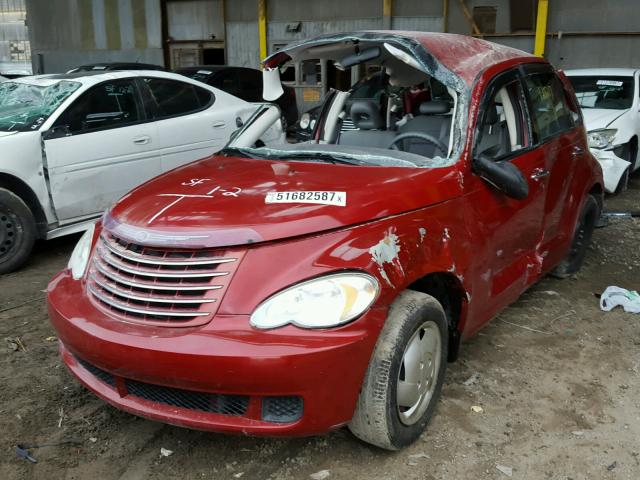 3A4FY48B77T500387 - 2007 CHRYSLER PT CRUISER RED photo 2