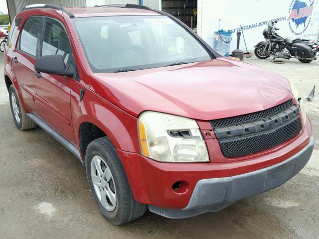 2CNDL13F866054706 - 2006 CHEVROLET EQUINOX LS RED photo 1