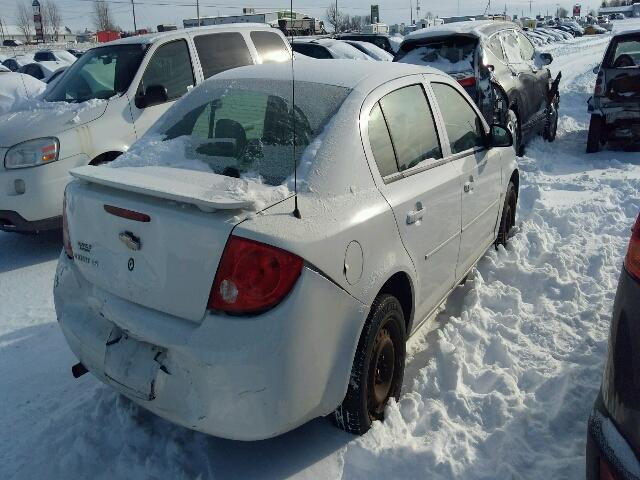 1G1AJ55F477353184 - 2007 CHEVROLET COBALT LS WHITE photo 4