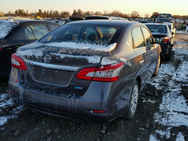 3N1AB7AP9DL723554 - 2013 NISSAN SENTRA S BLACK photo 4