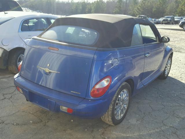 3C3HY75S56T313561 - 2006 CHRYSLER PT CRUISER BLUE photo 4