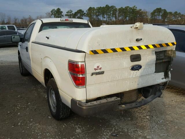 1FTMF1CMXCKD75360 - 2012 FORD F150 WHITE photo 3