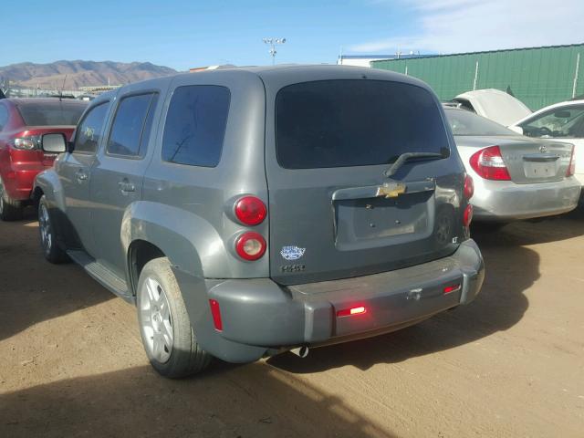 3GNDA23D78S531040 - 2008 CHEVROLET HHR LT GRAY photo 3