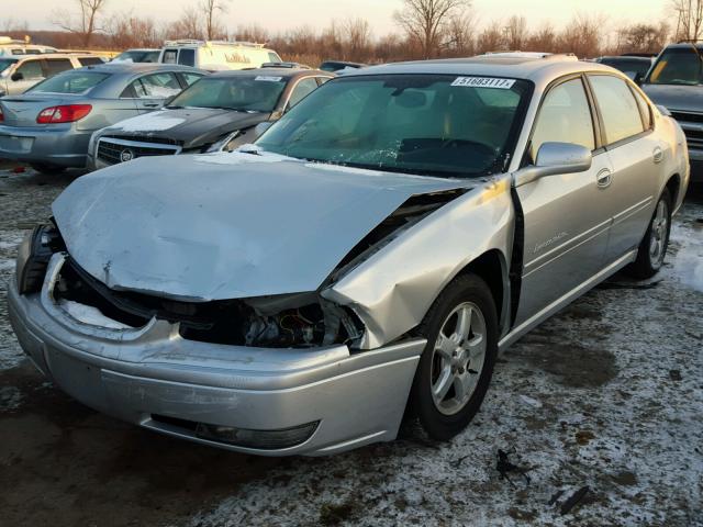 2G1WH52K049152430 - 2004 CHEVROLET IMPALA LS GRAY photo 2