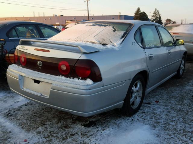 2G1WH52K049152430 - 2004 CHEVROLET IMPALA LS GRAY photo 4