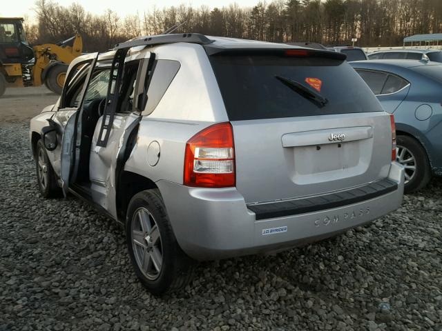 1J4NT4FB5AD553499 - 2010 JEEP COMPASS SP SILVER photo 3