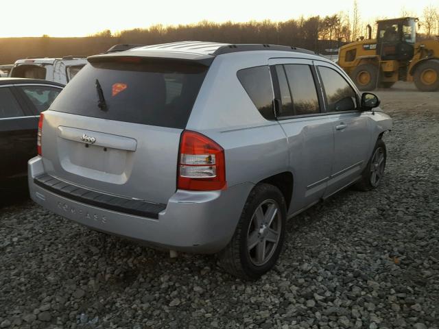1J4NT4FB5AD553499 - 2010 JEEP COMPASS SP SILVER photo 4