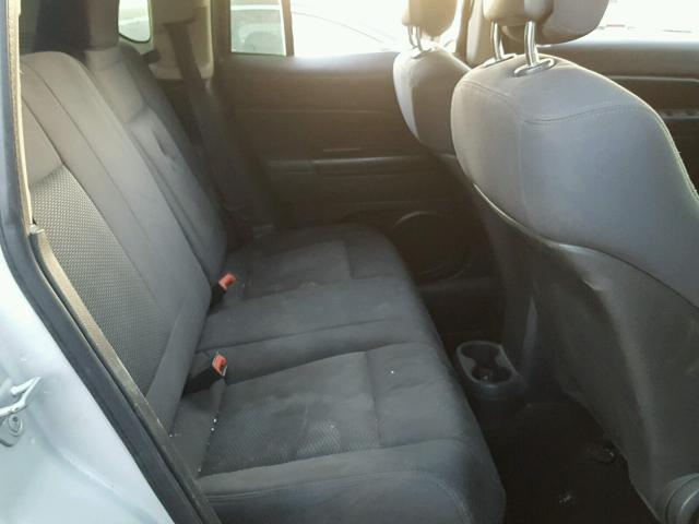 1J4NT4FB5AD553499 - 2010 JEEP COMPASS SP SILVER photo 6