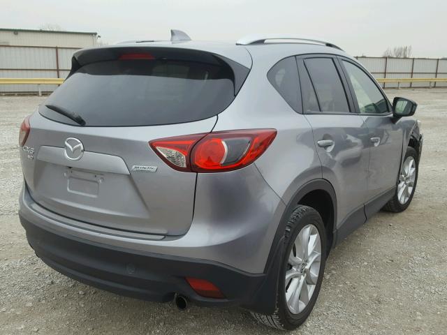 JM3KE4DYXE0418145 - 2014 MAZDA CX-5 GT GRAY photo 4