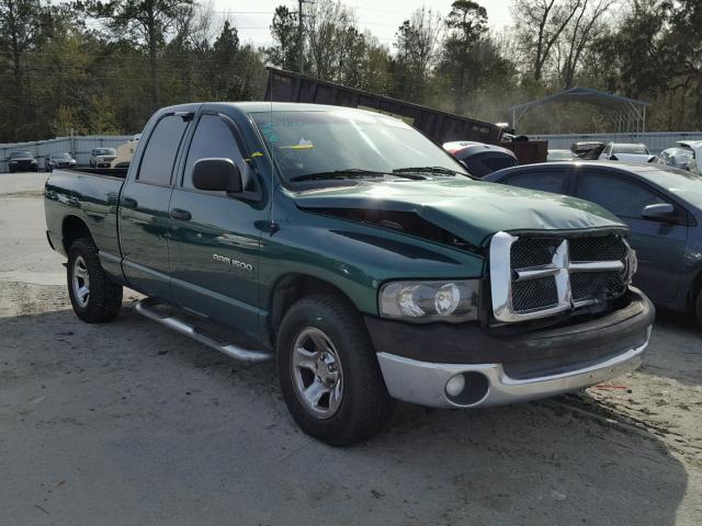 1D7HA18NX3S283172 - 2003 DODGE RAM 1500 S GREEN photo 1