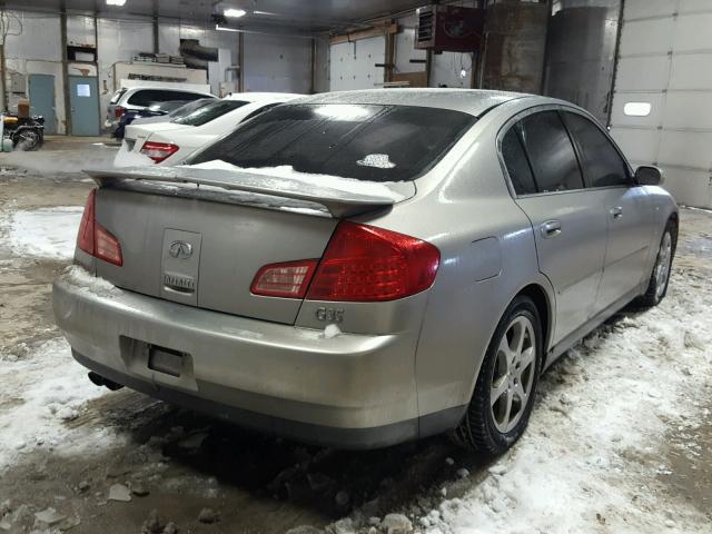 JNKCV51E63M016365 - 2003 INFINITI G35 TAN photo 4